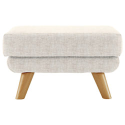 G Plan Vintage The Fifty Five Footstool Marl Cream